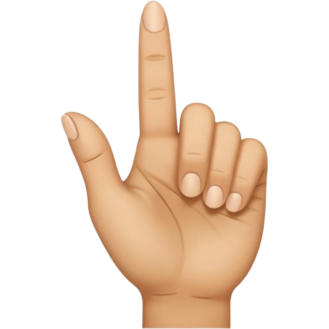 Open hand with the middle finger pointing downwards emoji