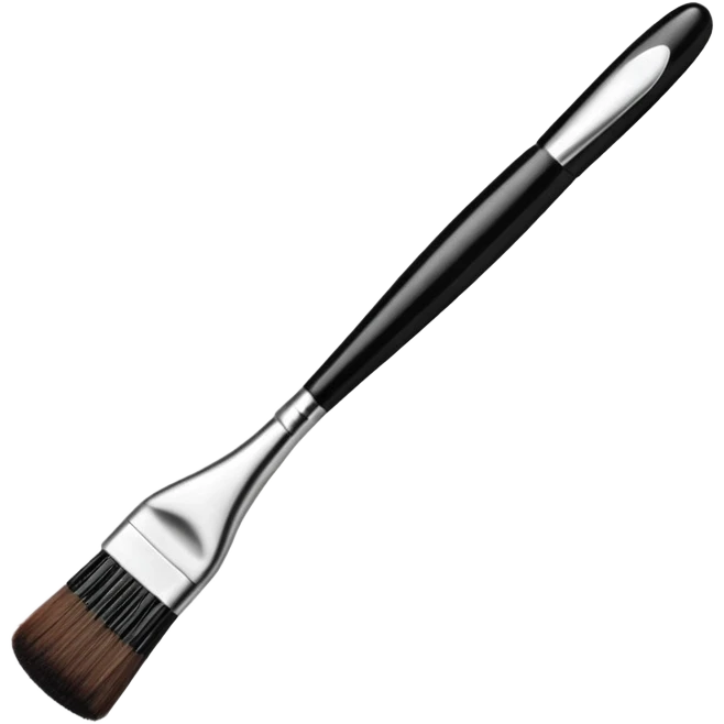 lash and brows done with a eyebrow brush without a women emoji