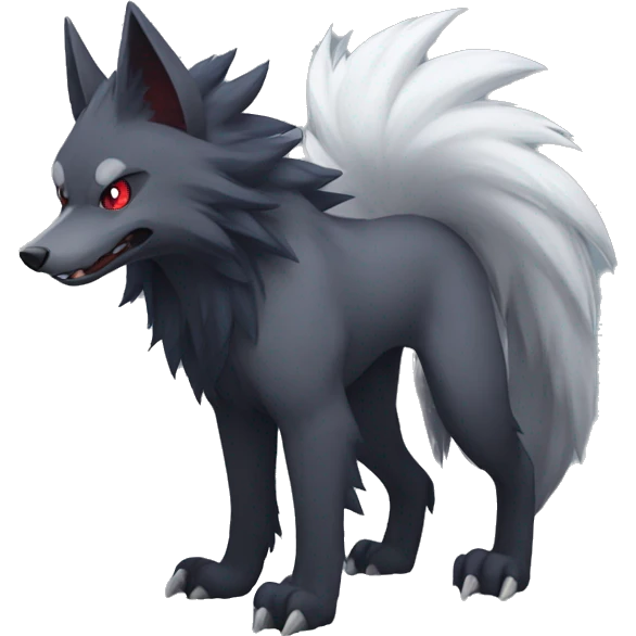 Zoroark-Mightyena full body emoji