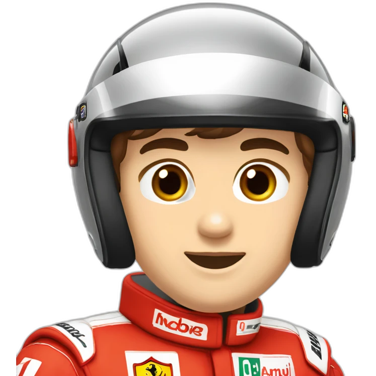 charle Leclerc piloteF1 ferrari emoji
