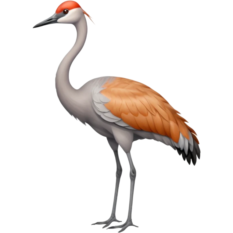 Sandhill crane bird emoji