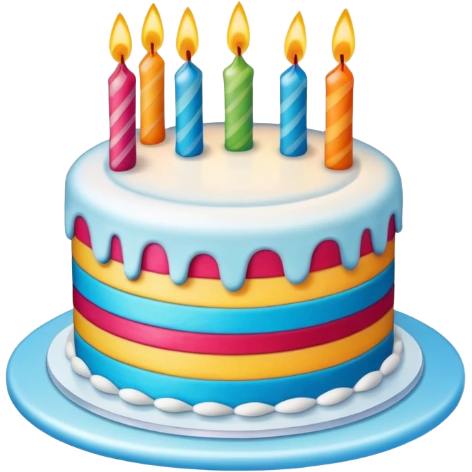 Torta di compleanno  emoji