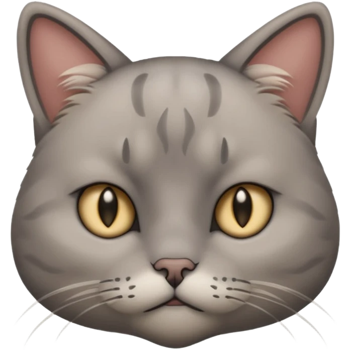 A sad cat emoji