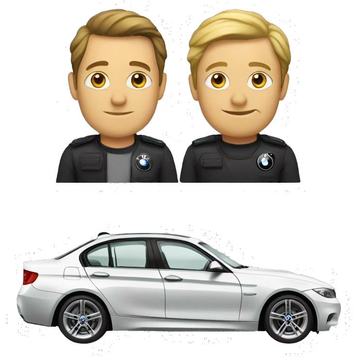 Сердце с bmw emoji