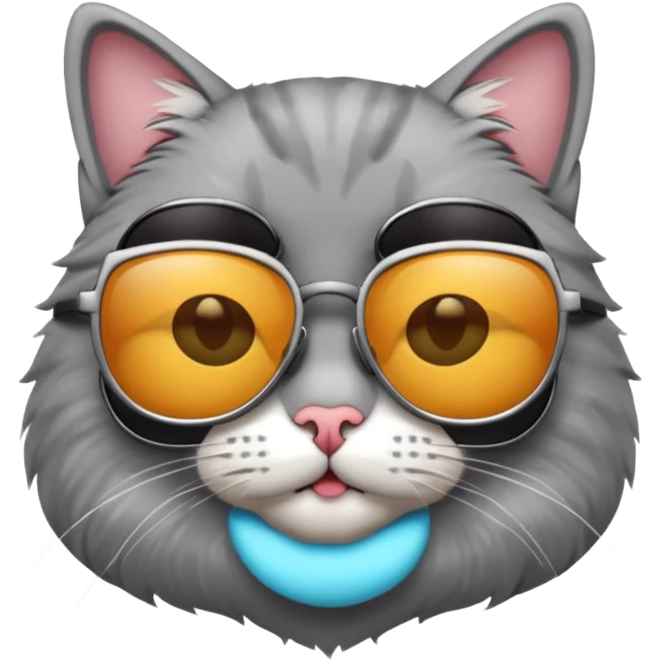 Cat wearing sunglasses emoji