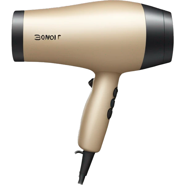 beige blow dryer for hair emoji