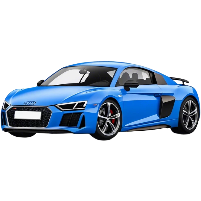 Audi R8 - Audi (Model Year: 2022)(Iconic Blue and Black) emoji