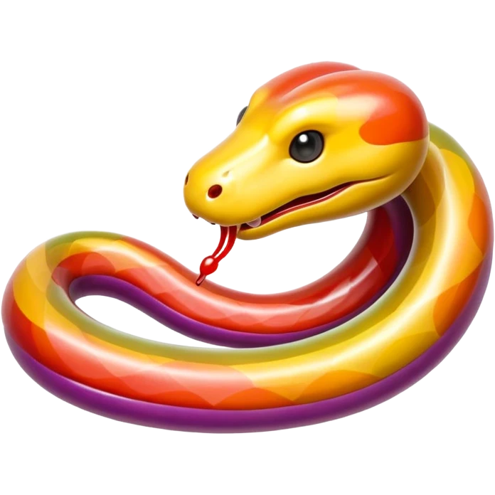 jelly bean snake emoji