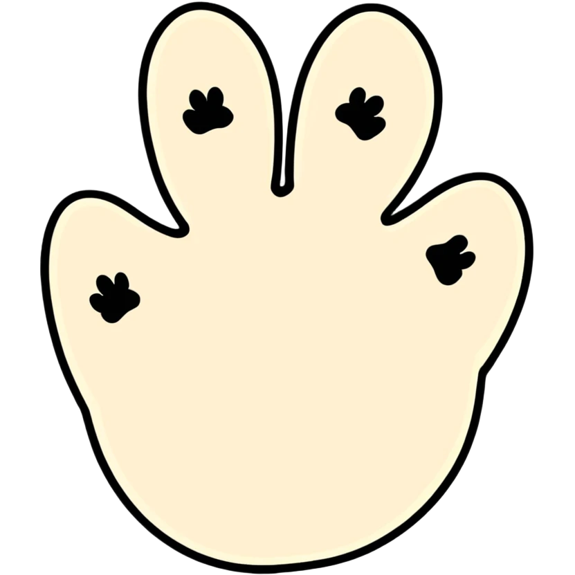 Paw print  emoji