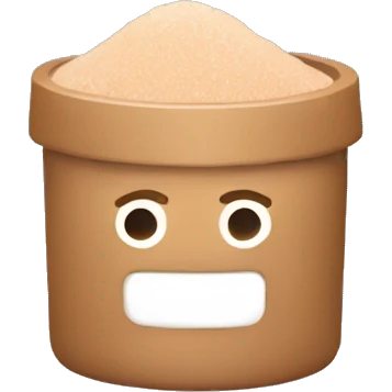 light brown body scrub pot emoji