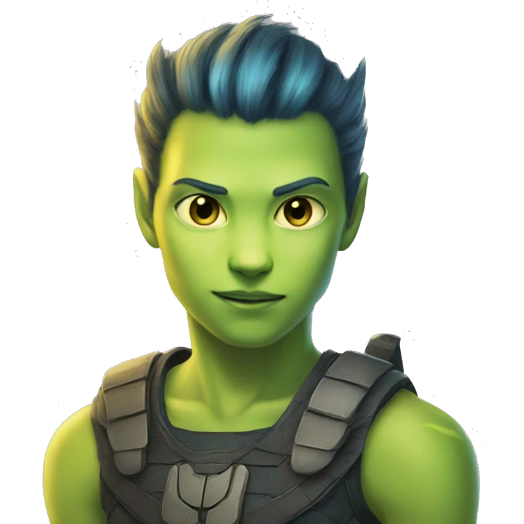 na'vi human teen hybrid boy tail alien cat face emoji