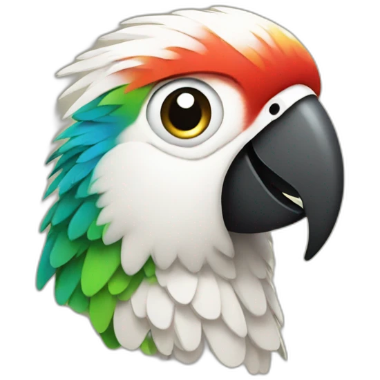 parrot is artist emoji