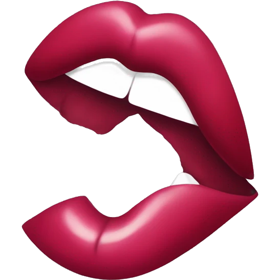Lipstick mark emoji