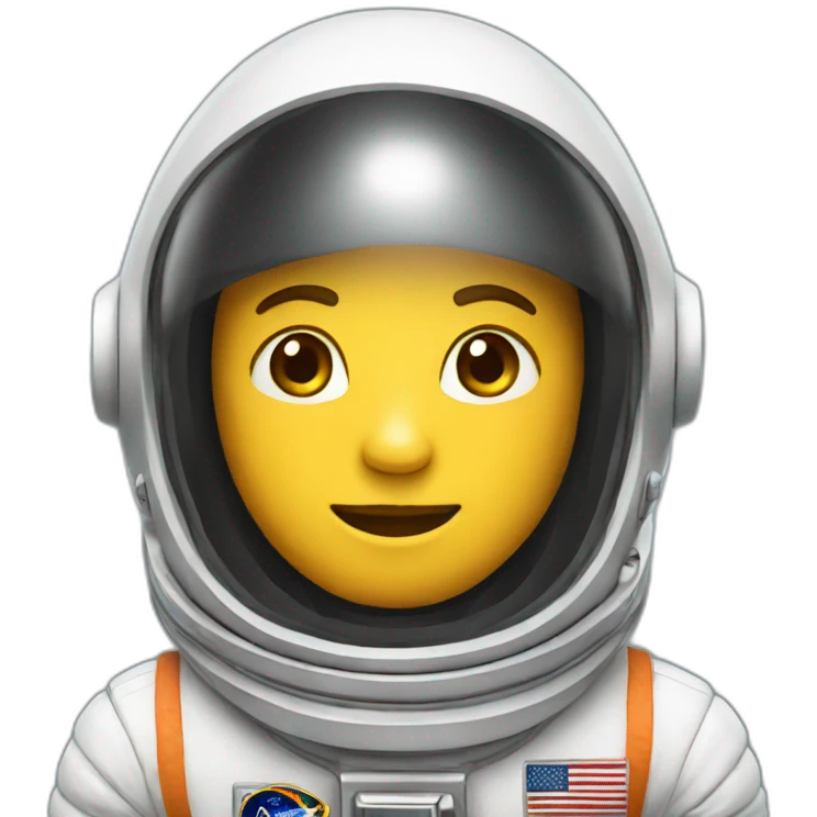 Chat astronaute emoji