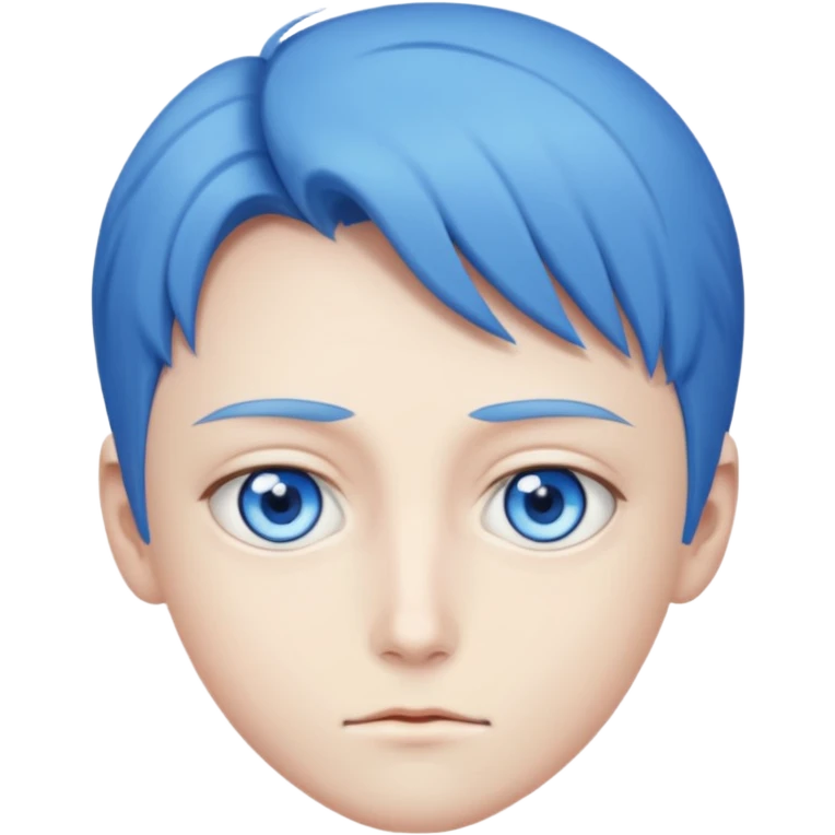 mysterious gaze of gojou satoru with blue eyes  emoji