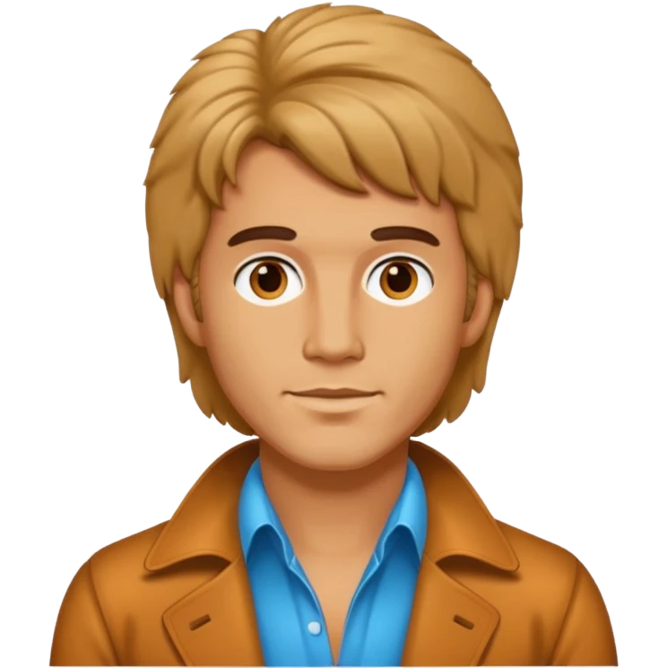 70s 80s men with hair style  emoji