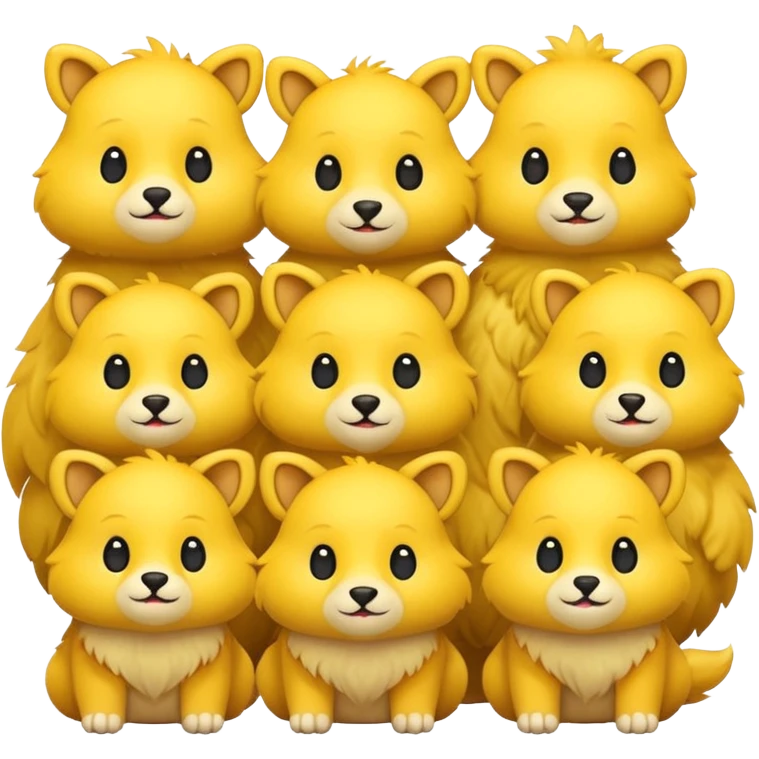 yellow animals emoji