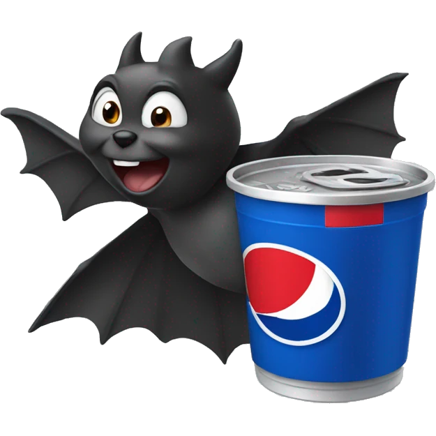 Chauve qui boit du pepsi emoji