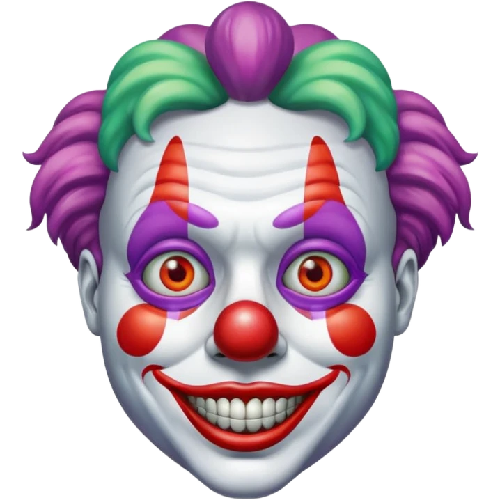 clown glass emoji