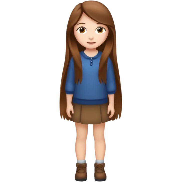 chica cuerpo entero emoji