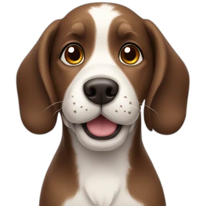 dog saying hi emoji