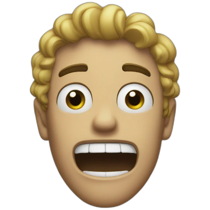 2-D cantando emoji
