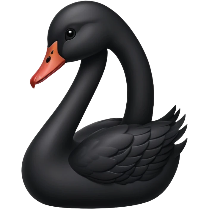 Black swan emoji