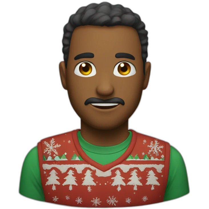 pensando de navidad emoji