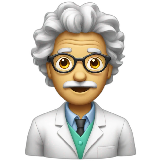 crazy scientist emoji