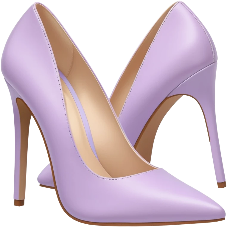 lilac pastel pumps emoji