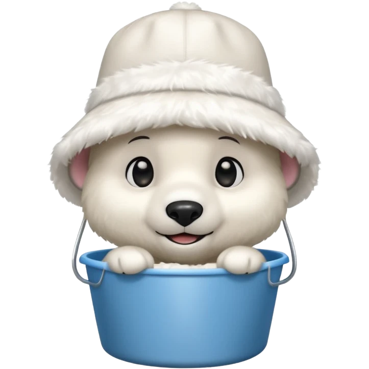 polar bar with bucket hat emoji