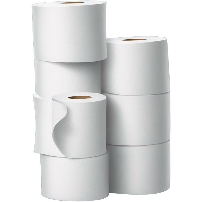 Stack of toilet paper  emoji