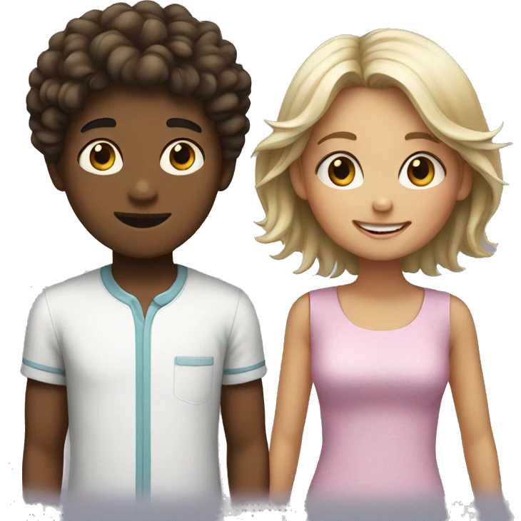 Boy and girl emoji