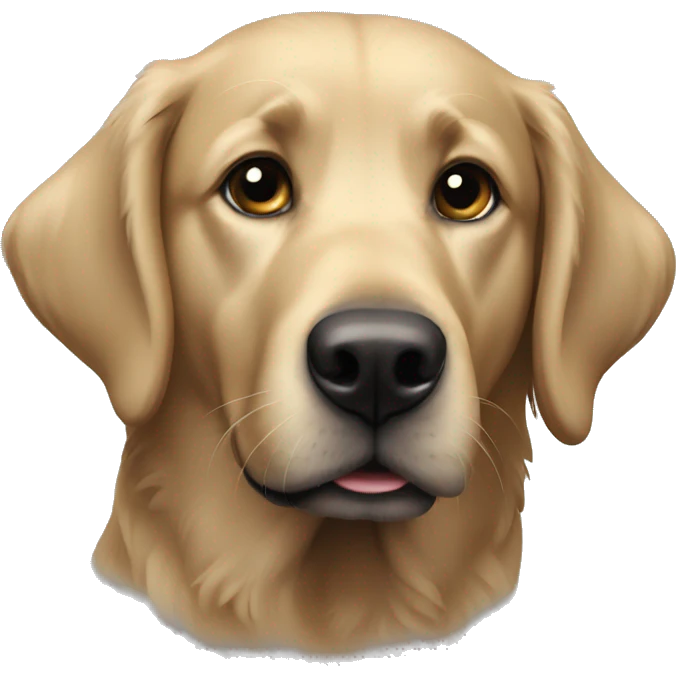 Black retriever  emoji