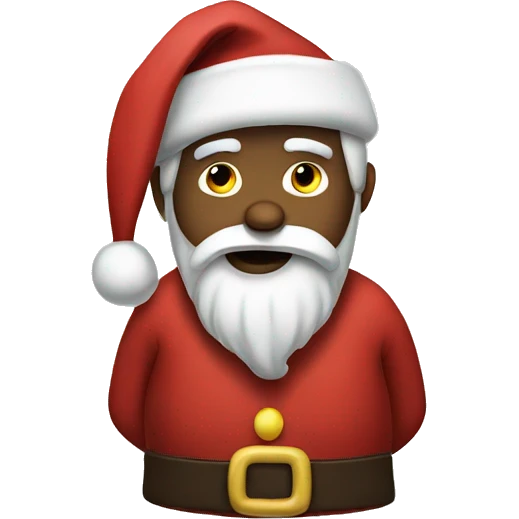 Sad Santa  emoji