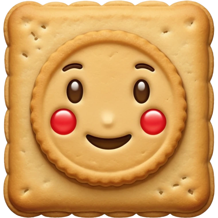 rectangular biscuit cookie emoji