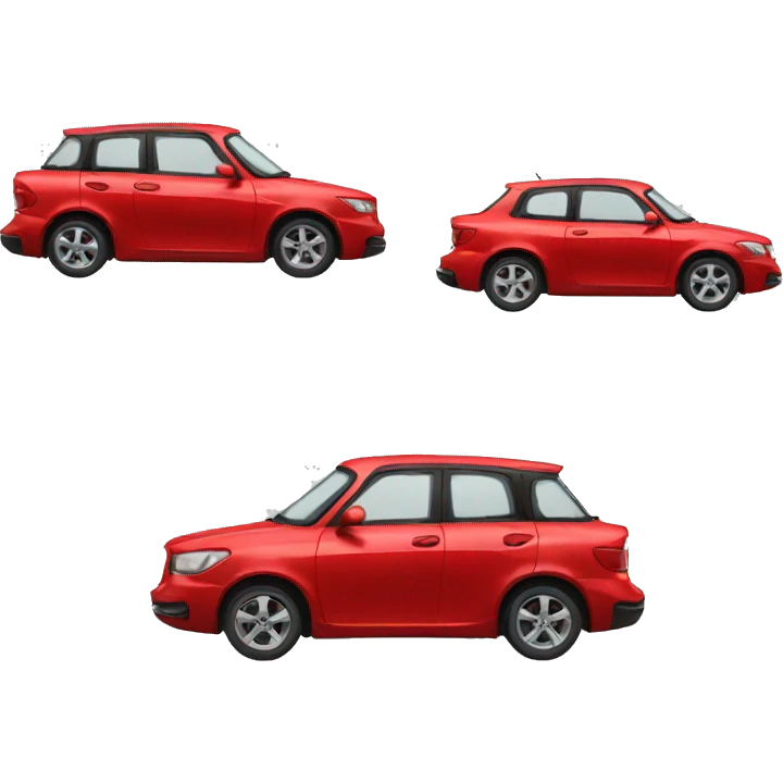 Red car emoji
