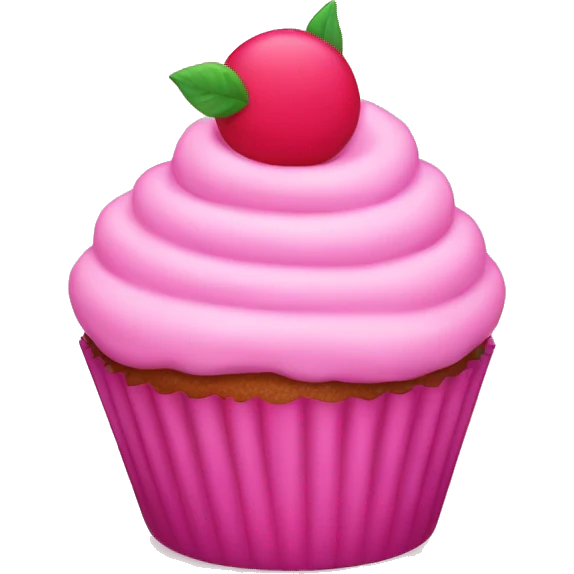 pink cupcake  emoji