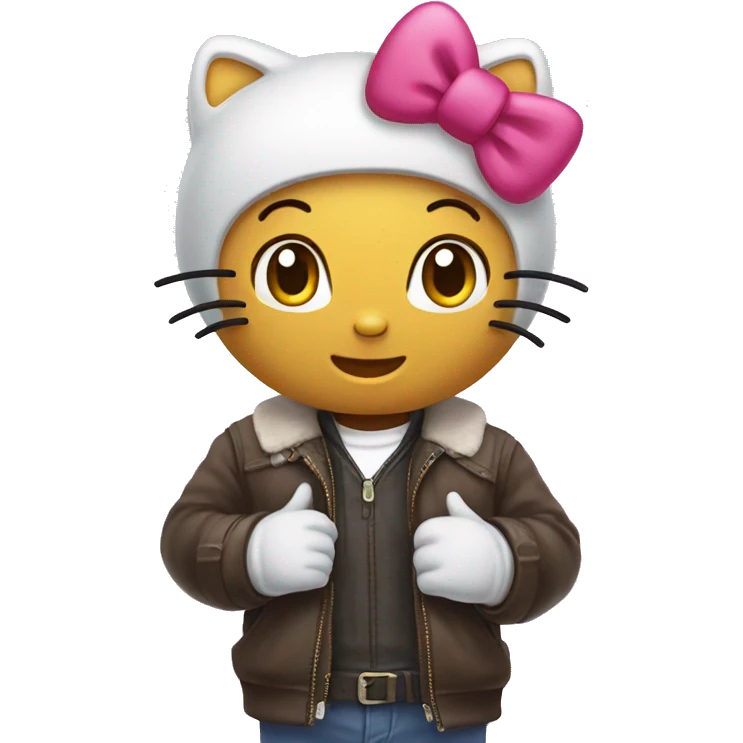 Hello kitty emoji