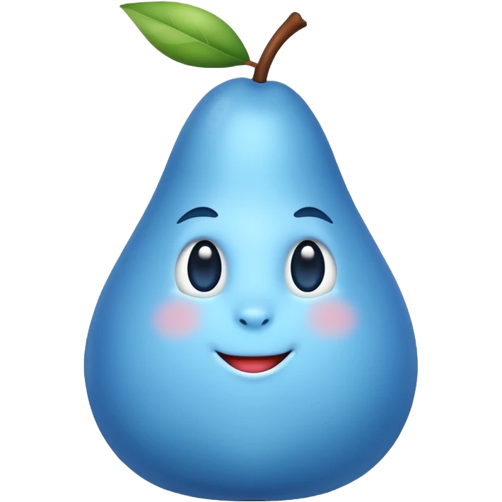 🍐+💙 emoji
