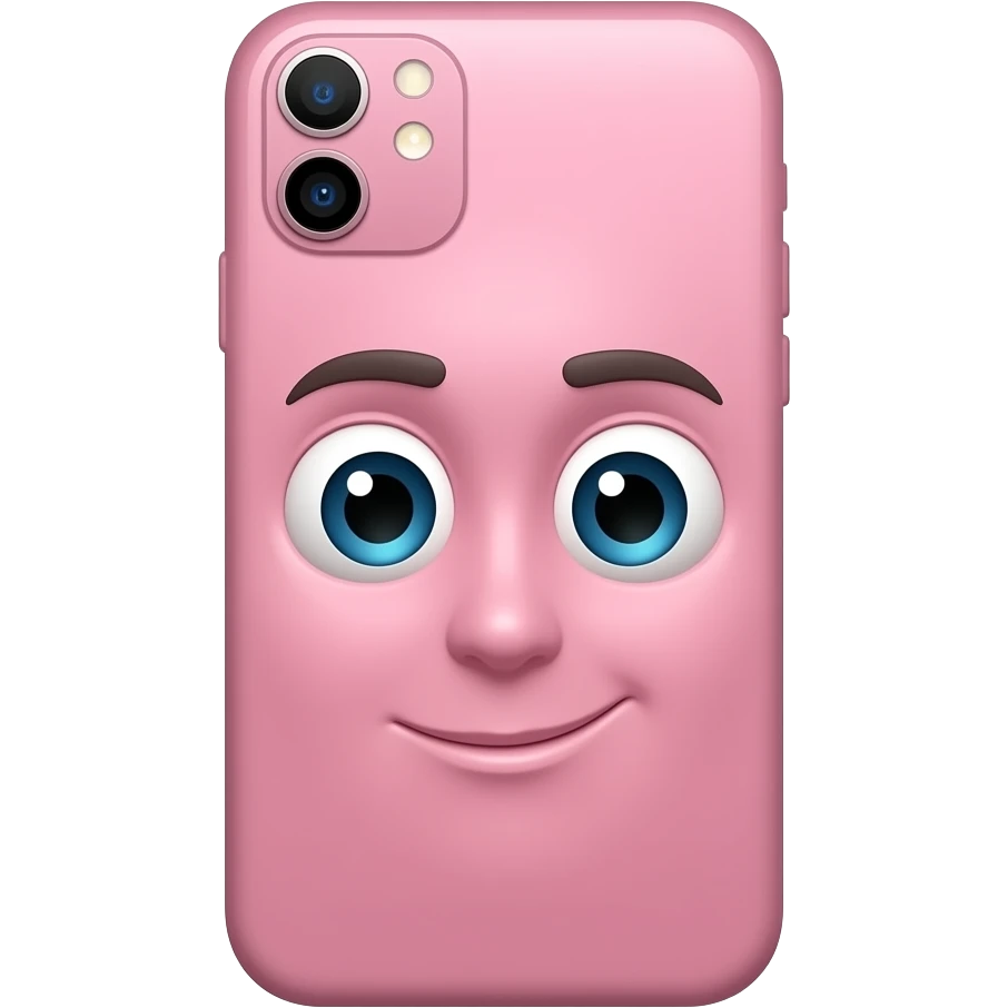 Make a pinki iphone looking you emoji emoji