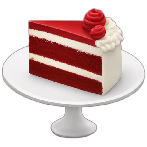 red velvet cake emoji