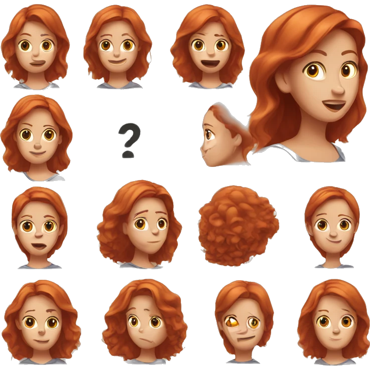 A red hair 21 year old woman that feels tremor  emoji