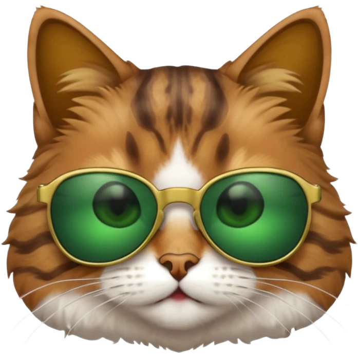 Cat wearing sunglasses emoji