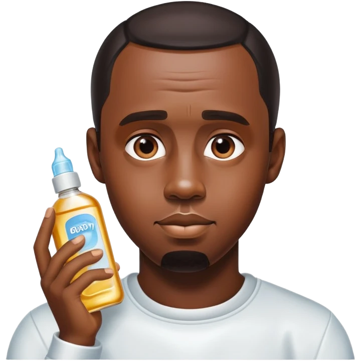 Diddy with baby oil emoji
