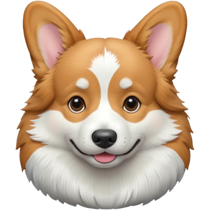 Gray corgi emoji