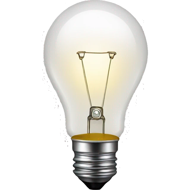 a light bulb emoji