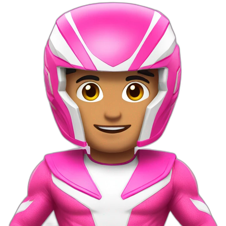 Pink ranger latino heritage emoji