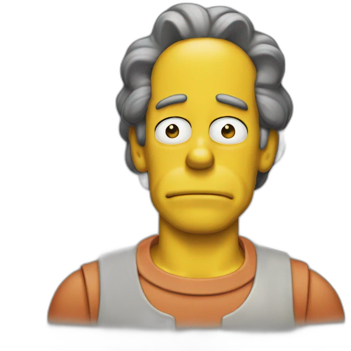Millouse in the simpson emoji
