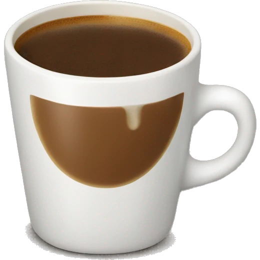 Shaken espresso emoji